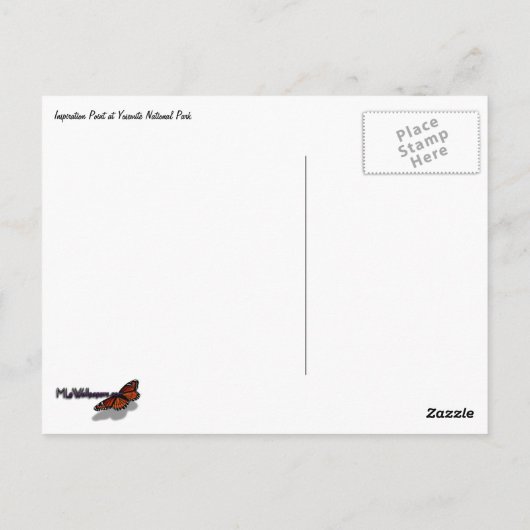 Inspiration Point II ポストカード (裏面)