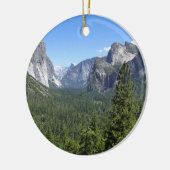 Inspiration Point in Yosemite National Park セラミックオーナメント (左)