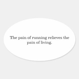 Inspiration runners  楕円形シール