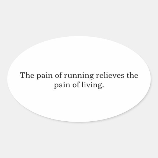 Inspiration runners  楕円形シール (正面)