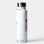 Inspiration word "always keep a positive mindset"  ウォーターボトル (右面)