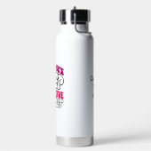 Inspiration word "always keep a positive mindset"  ウォーターボトル (左面)