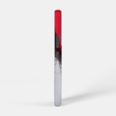 inspirational 自然派聖書 ブラック レッド ゴールド 十字架 samsung galaxyケース (右側面)