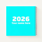 Inspirational 2026 Journal Spiral Notebook ノートブック (裏面)