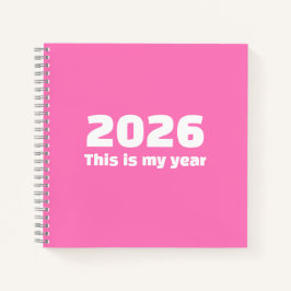 Inspirational 2026 Journal Spiral Notebook ノートブック