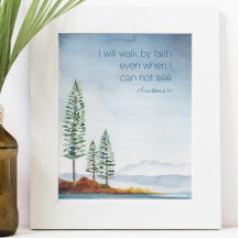 Inspirational and Spiritual Watercolor Wall Decor