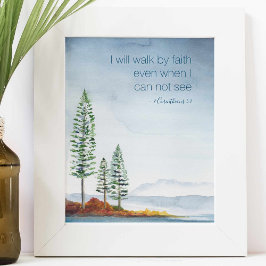 Inspirational and Spiritual Watercolor Wall Decor ポスター