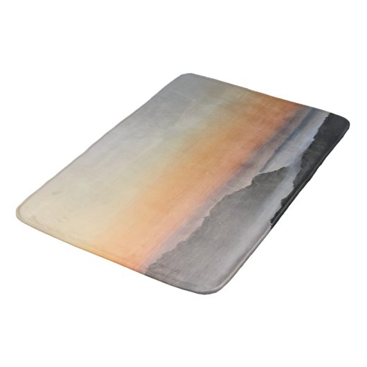Inspirational Bath Mat | Ice Storm Sunrise バスマット (アングル)