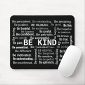 Inspirational BE KIND Word Cloud マウスパッド (マウス)