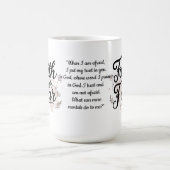 Inspirational Bible Verse Coffee Cup コーヒーマグカップ (中央)