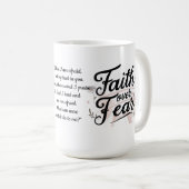 Inspirational Bible Verse Coffee Cup コーヒーマグカップ (正面右)