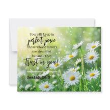 Inspirational Bible Verse Isaiah 26:3 Church 