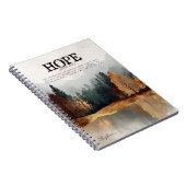 Inspirational Bible Verse Isaiah 40:31 ノートブック (右側)