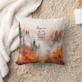 Inspirational Bible Verse Philippians 4:4 Nature  クッション (ブランケット)