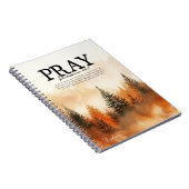 Inspirational Bible Verse Philippians 4:6-7  ノートブック (右側)