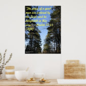 Inspirational Bible verse poster - Psalm 37:23 ポスター (キッチン)