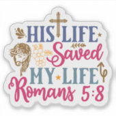 Inspirational Bible Verse Stickers シール (正面)