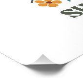 Inspirational Bible Verses Wildflower  ポスター (コーナー)