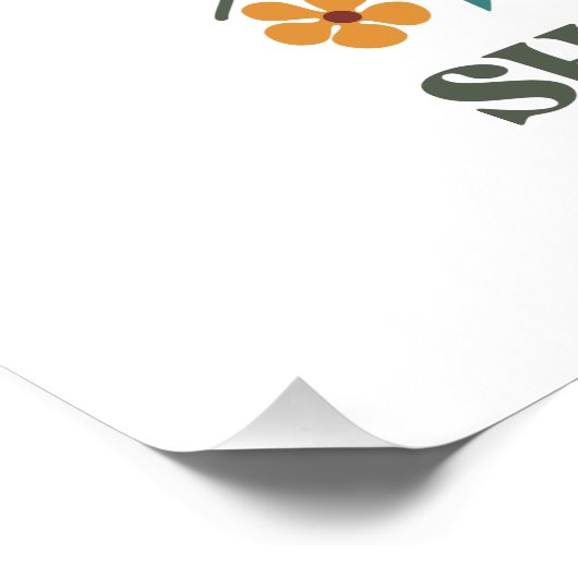 Inspirational Bible Verses Wildflower  ポスター (コーナー)