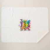 Inspirational blanket シェルパブランケット (正面(横))