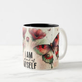 Inspirational Butterfly Wrap ツートーンマグカップ (正面右)