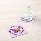 Inspirational Car Coasters & Everyday Gift Designs スクエアペーパーコースター (インサイチュ)