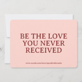 Inspirational Card Custom Self Love Gift for Women シーズンカード