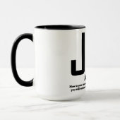 Inspirational Christian Bible Verse マグカップ (左)