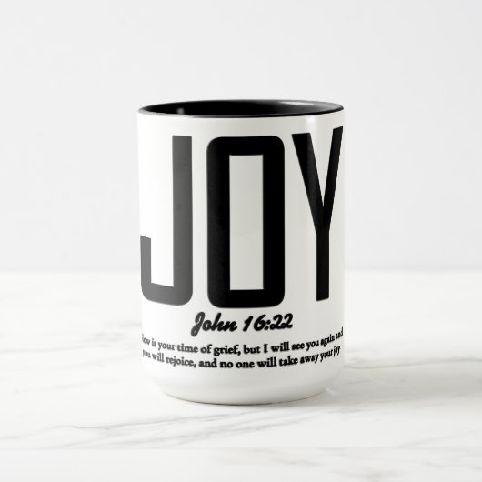 Inspirational Christian Bible Verse マグカップ (中央)