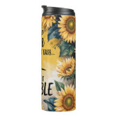 Inspirational Christian Bible Verse Faith タンブラー (回転右)