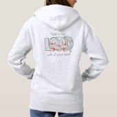 Inspirational Christian Christmas Hoodie パーカ (裏面)