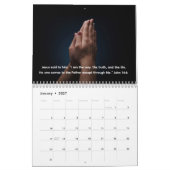 Inspirational Christian Family Name 2026 カレンダー (1月 2027)