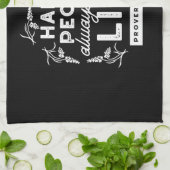 Inspirational Christian Quote from Proverbs 15:15 キッチンタオル (折り畳み)