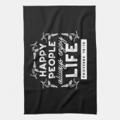 Inspirational Christian Quote from Proverbs 15:15 キッチンタオル (縦)