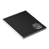 Inspirational Christian Quote from Proverbs 15:15 ノートパッド (アングル)