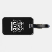 Inspirational Christian Quote from Proverbs 15:15 ラゲッジタグ (裏面横)