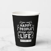 Inspirational Christian Quote from Proverbs 15:15 紙コップ (裏面)