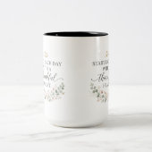 Inspirational Coffee Mug Gift for Birthday,Wedding ツートーンマグカップ (中央)