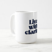 Inspirational Coffee Mug – Modern Minimalist コーヒーマグカップ (正面左)