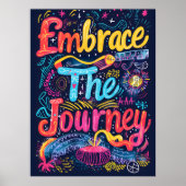 Inspirational Colorful Modern Wall Art  ポスター (正面)