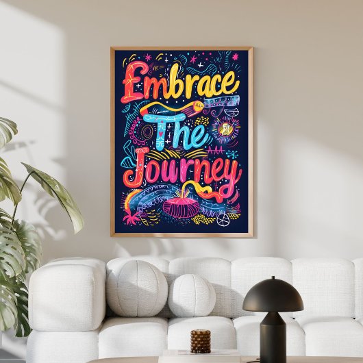 Inspirational Colorful Modern Wall Art  ポスター