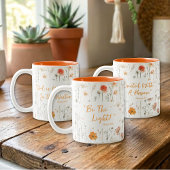 Inspirational Created With A Purpose Faith Mug ツートーンマグカップ