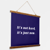 Inspirational Custom Text Motivational Hanging 吊り下げ型タペストリー (傾斜あり)