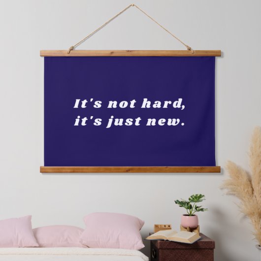 Inspirational Custom Text Motivational Hanging 吊り下げ型タペストリー (寝室)