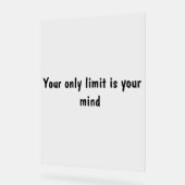 Inspirational Desk Decor Block アクリルサイン (傾斜)