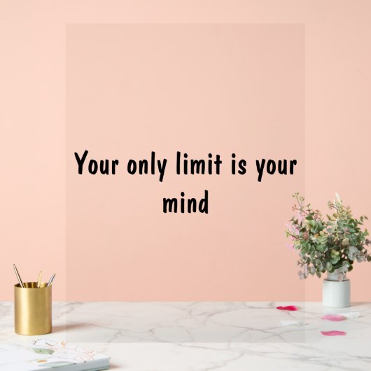 Inspirational Desk Decor Block アクリルサイン (ウェディング)