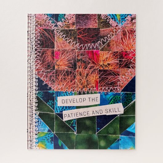 Inspirational Develop the Patience and Skill Art ジグソーパズル (縦)