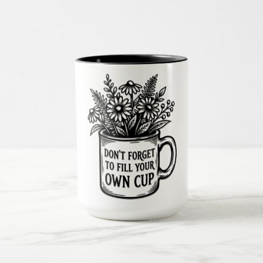 Inspirational Don't Forget マグカップ (中央)