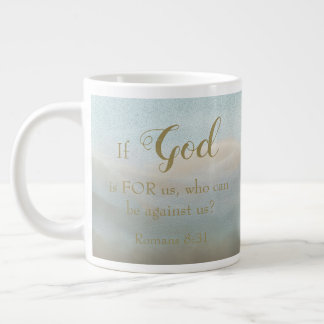 Inspirational Encouraging Christian Faith Quote ジャンボコーヒーマグカップ