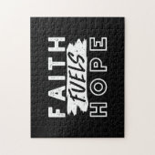 Inspirational Faith Quote – Faith Fuels Hope ジグソーパズル (縦)